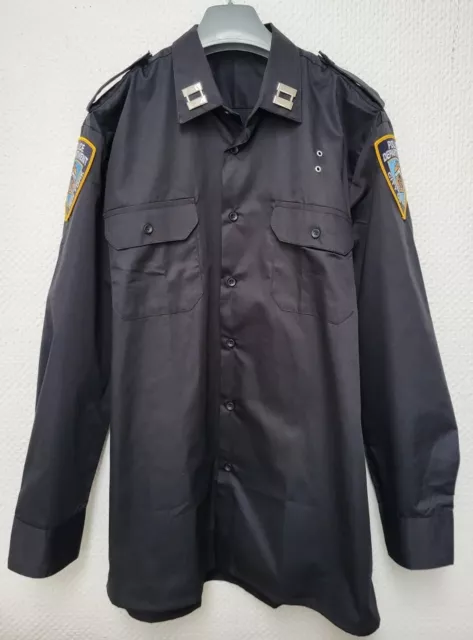 Neu, Us Police Uniform - Hemd Gr: S, M, L, Xl, 2Xl, - Kostüm, New York