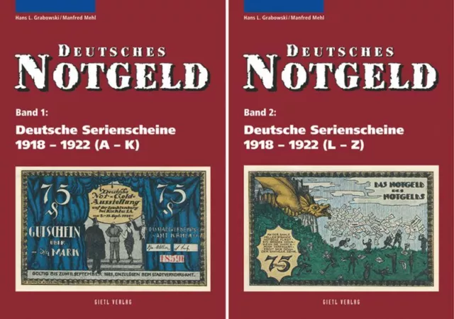 Deutsches Notgeld Band 1+2: Deutsche Serienscheine 1918 - 1922