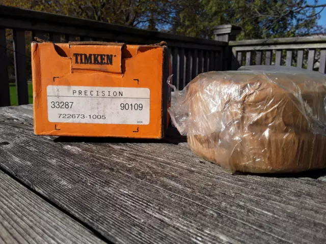 Timken Tapered Roller Bearing # 33287 90109. Industrial Bearing
