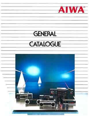 1989-90 Language AIWA-Brochure Catalogue Catalog Katalog Deutsch 