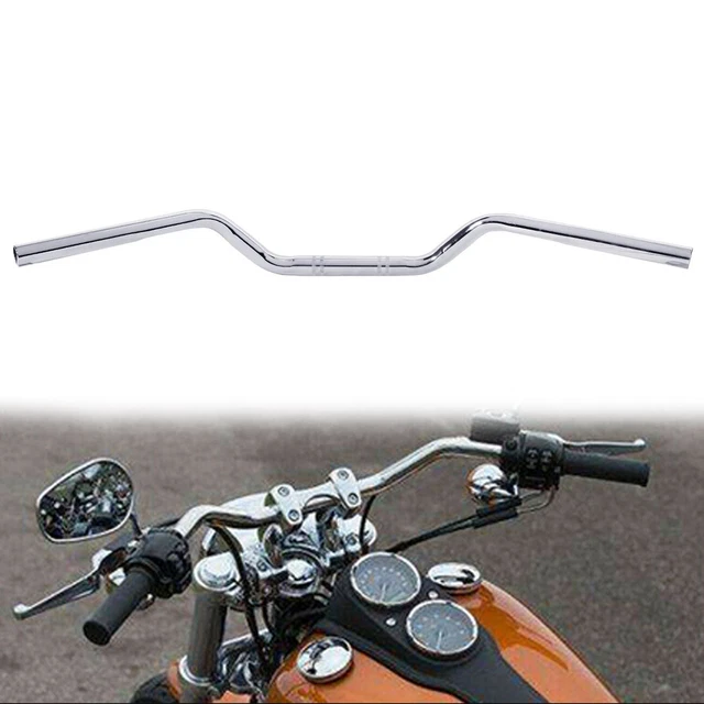1" Motorcycle Drag Bar Handlebar For Harley Softail Dyna Sportster XL 883 1200