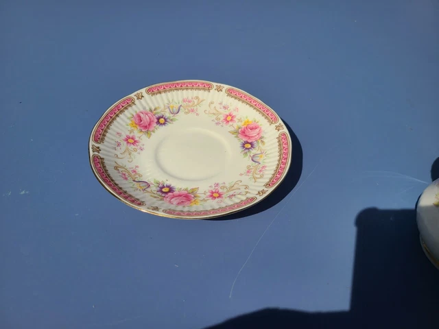 Tasse Et Soucoupe "Windsor" Porcelaine Anglaise