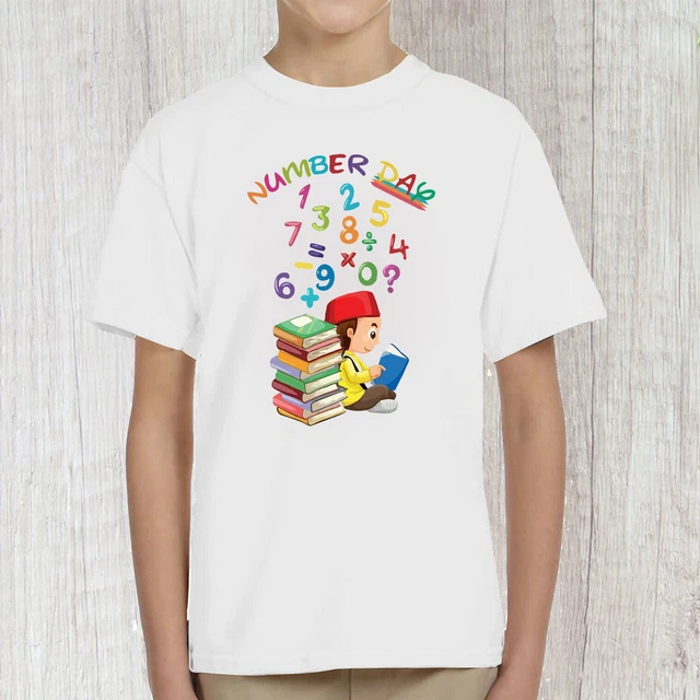 Colourful MATH Numbers Day 2023 Maths Symbols School T-shirt T Shirt Numeracy - Foto 5