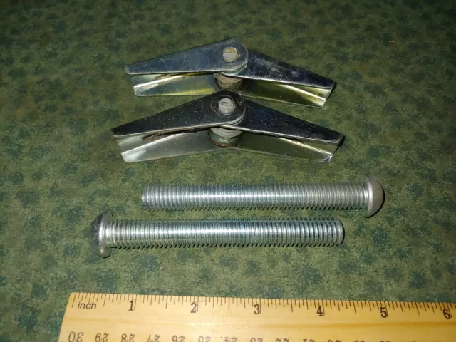 (2) 1/2 x 4 inch Toggle Bolts (11425-G3)