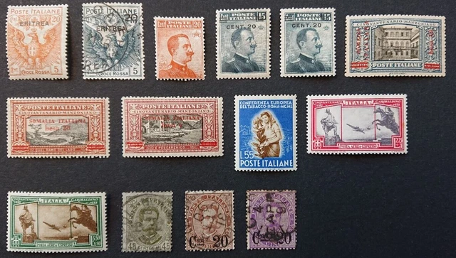 Classic Italy Italia Diverse Lot Some Surcharged Vf Mnh Used B.s17.2 $0.99