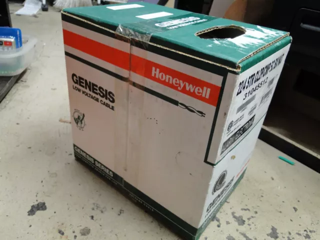 22/4 Honeywell Genesis Low Voltage Cable STR CL2P/CMP 5C BX NAT - 492 Feet Left