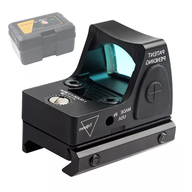2 MOA Red Dot Holographic Sight Scope for Pistol Glock 17 19 20 Base Mount