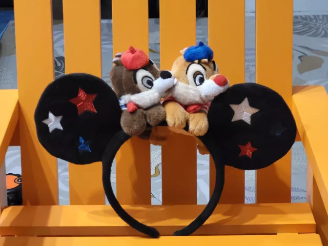 Ears Disneyland Paris Serre Tetes Oreilles Mickey Tic Et Tac Etoiles Parc Euro