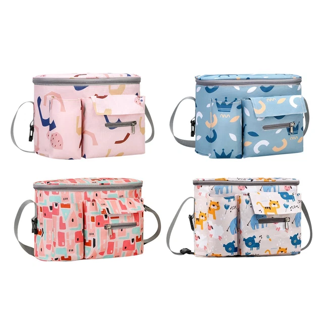 Nursery Storage Bag Lightweight with cups Pocket Stroller Accessories