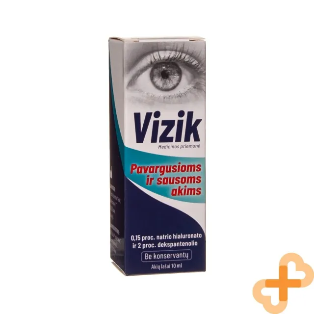 VIZIK Augentropfen für Trockenes Und Müde Augen 10 ML Befeuchtend