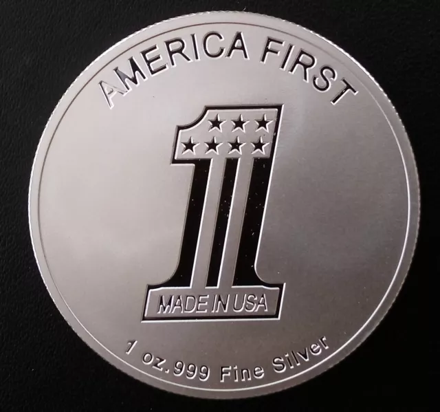 Trump 1 Oz .999 Silver Round Coin ULTRA MAGA AMERICA FIRST Rare Mintage