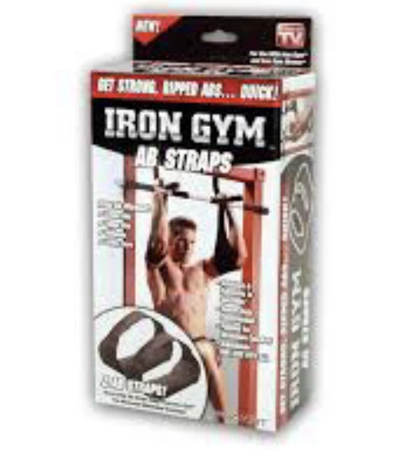 Iron Gym Ab Straps Seen on TV Get Strong Ripped Abs Great Gift! New in Box