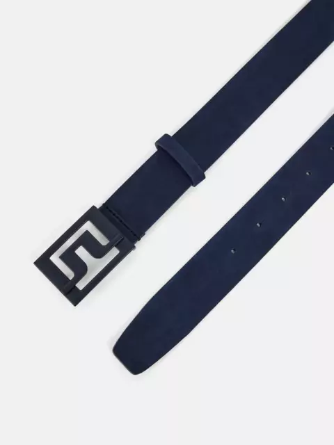 New J lindeberg Slater navy  LEATHER belt SIZE 95 CM 34/35 INCHES FREE SHIP 3