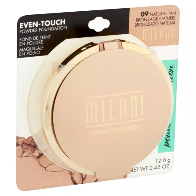 Milani Even-Touch Powder Foundation. Shade 09 NATURAL TAN