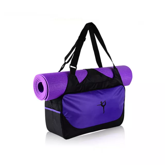 Gym Shoulder Bag Yoga Mat Tote Fitness Carry Case Shopping Hiking Yoga