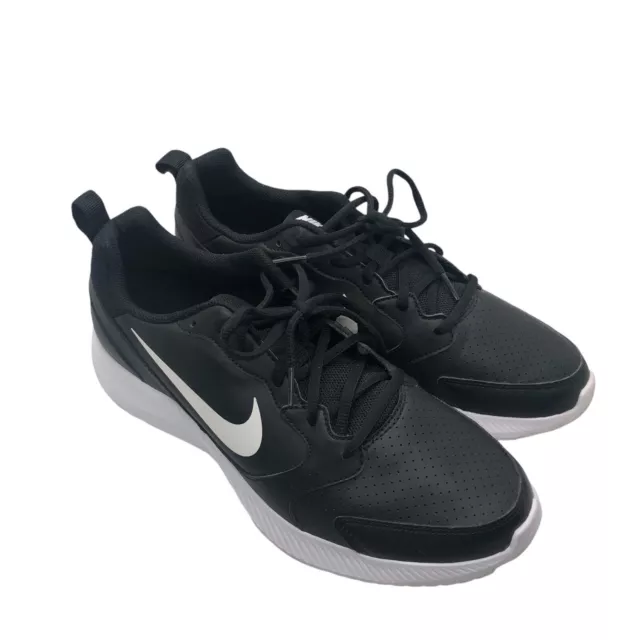 NIKE TODOS WHITE Womens SIZE UK 6 Trainers Black Logo EU 40 BQ3201 101 Sneakers 11.99 PicClick UK