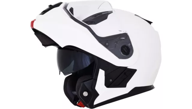 AFX FX-111  Helmet Pearl White - Medium Modular 0100-1795