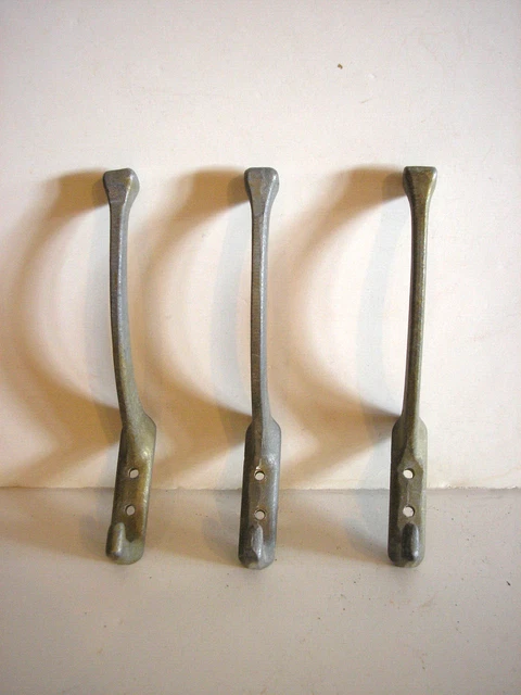 Antique Wall Coat/Hat Hooks (3) 5 1/2" 3