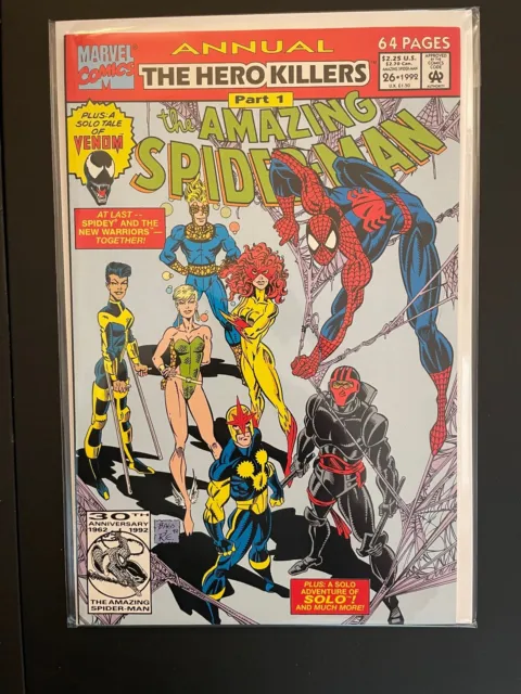 Amazing Spider-Man vol.1 Annual #26 1992 High Grade 9.4 Marvel Comic Book D24-95