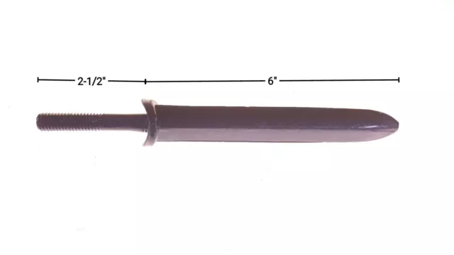Harrow Spike, Drag Harrow Tine, McFarland Round Bar 8-1/2 long 7/16 thrd E506D