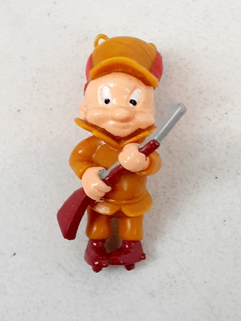 LOONEY TUNES ELMER Fudd Rabbit Fire Figure 2" Plastic Cake Topper