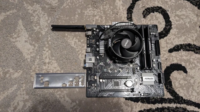 MOBO/CPU/RAM/COOLER COMBO: ASROCK B450M/AC R2.0, Ryzen 3 4100, 16GB ...