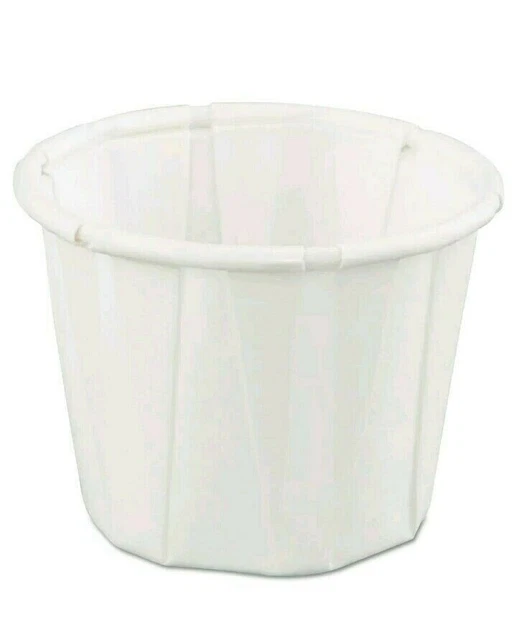 750pcs Genpak F100, 1oz Paper Portion Cups, (250 x 3 packs) SKBAWA-s010