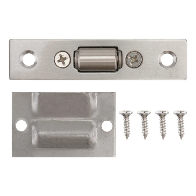 FONDOTIN 10 Pezzi Chiusura Magnetica A Sfioramento Per Porte Armadio – Fermo Invisibile Bianco, Push-to-Open, Per Mobili Cucina E Cassetti