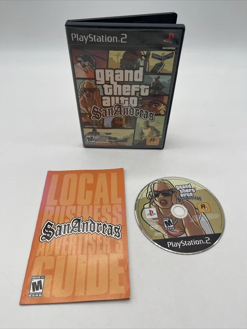 GRAND THEFT AUTO San Andreas PlayStation 2 PS2 gioco e testato ...