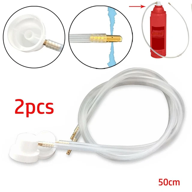 2 pezzi pellicola fluida tubo di prolunga ugello per bombolette spray nebbia 50 cm