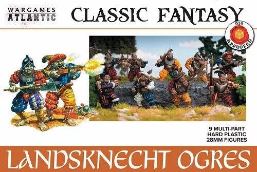 Wargames Atlantic Landsknecht Ogres NIB
