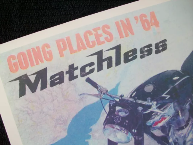 Matchless 1964 Motorcycle Sales Brochure Reproduced