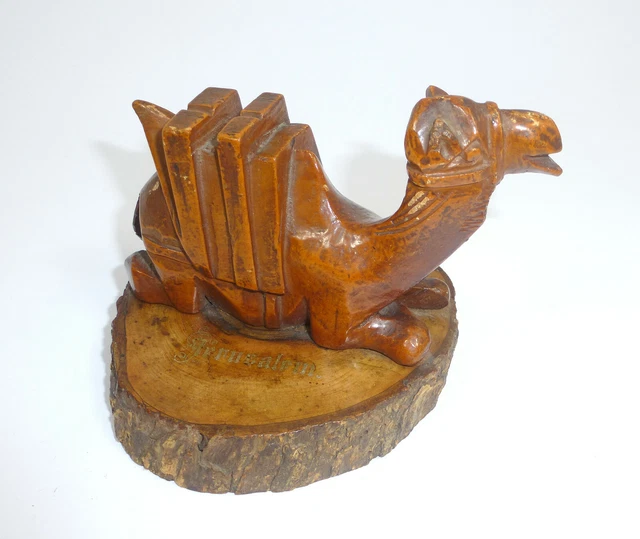 Judaica Holzkamel Jerusalem Israel Kamel Souvenir um 1940-1950