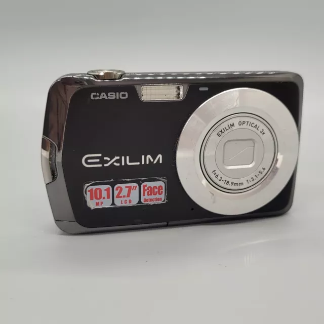 Casio Exilim EX-Z1 10.1MP Compact Digital Camera Black Tested