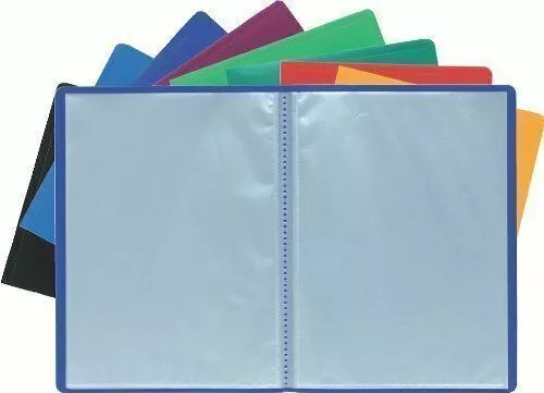 Exacompta A4 Soft Cover Display Book Anti-Glare Pockets Presentation Folders