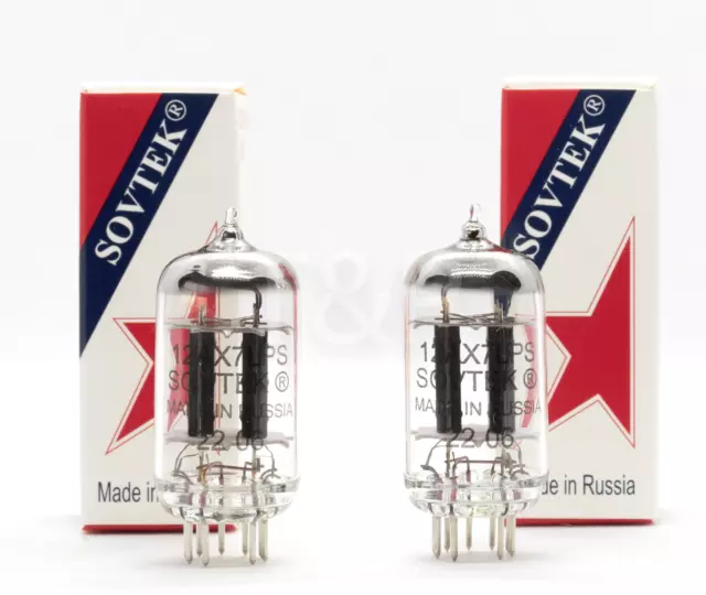 2 x ECC83 12AX7LPS SOVTEK New tubes matched pair from factory