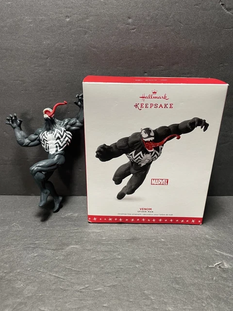 2016 Hallmark Keepsake Marvel Spider-Man 6" Venom Holiday Ornament CLEAN