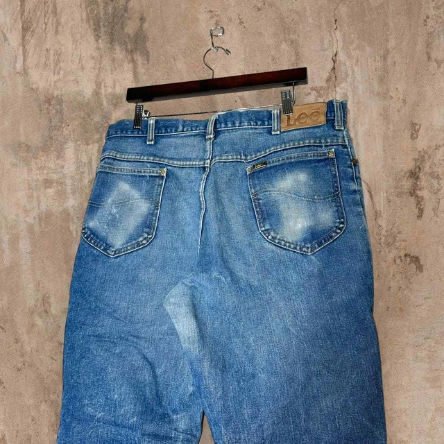 Vintage Lee MR Jeans Mens 40x30 Medium Wash Denim Union Made in USA  90s