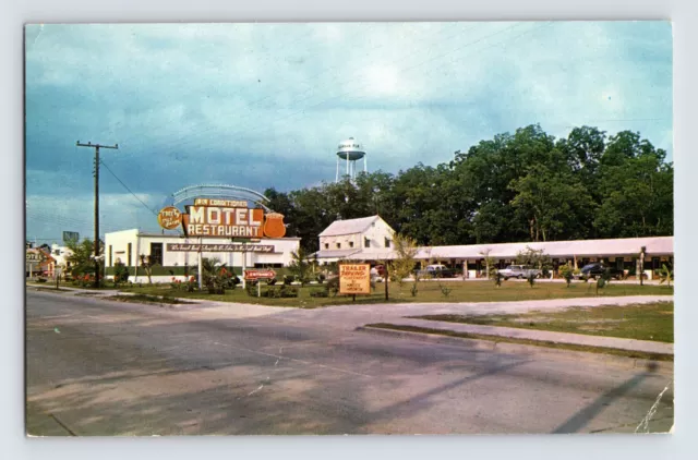Postcard Florida Callahan FL Rainbow Motel 1962 Posted Chrome