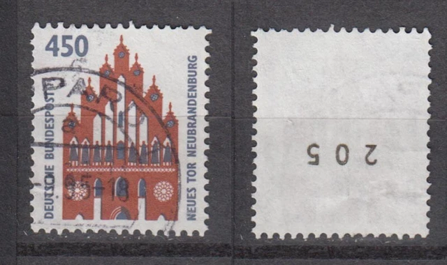 Bund 1623 RM mit ungerader Nummer SWK 450 Pf gestempelt /3