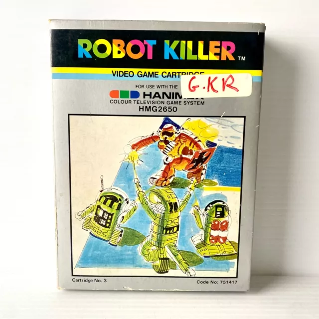 Robot Killer + Box, Manual - Hanimex HMG 2650 - Vintage - Free Postage