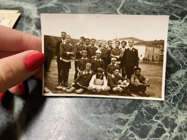 FOTOGRAFIA SQUADRA CALCIO CUNEO SPORT 8,5x6 cm circa 77