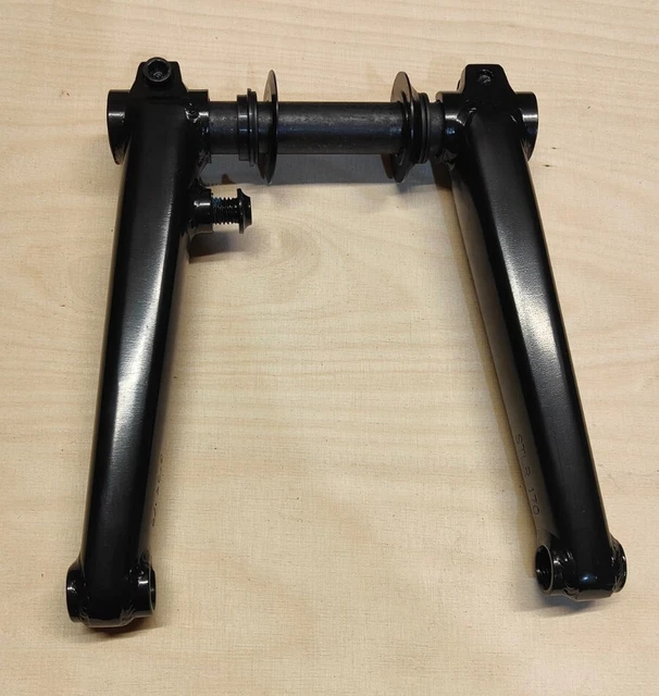BLACK BMX CROMO 3pc cranks 170mm total Sunday wethepeople Kink