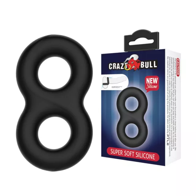 Anello fallico in silicone super soft crazy bull