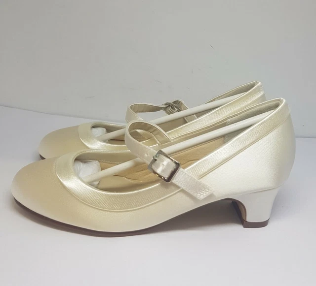 Scarpe damigella d'onore Rainbow Club Maisie bianche TAGLIA UK 12 REF TRS