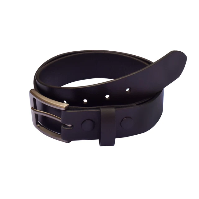 Cintura in pelle uomo cintura in vera pelle larga 38 cm nero vera pelle uomo