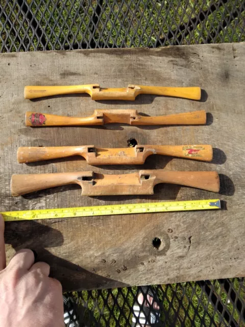 Antique English Wooden Spoke Shave Plane Bodies