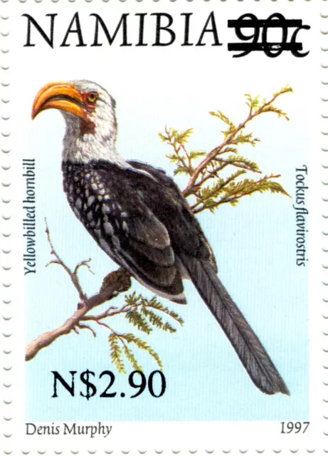 Namibia 1997 Definitives Overprinted 2005 Sg998 Block Of 4 Mnh