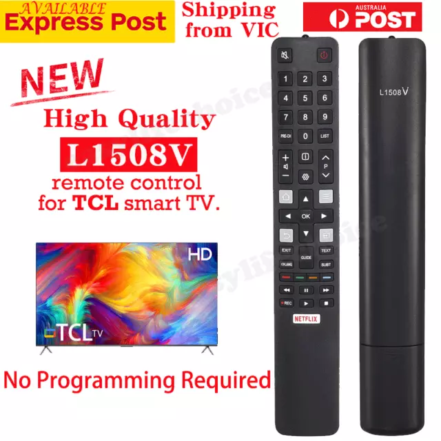 L1508V for TCL Universal LED LCD TV Remote Control RC802N YAI1 06-IRPT45-GRC802N