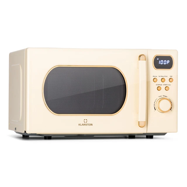 Forno microonde fornetto grill cucina griglia 20L 700 / 800 W Ø25,5cm crema